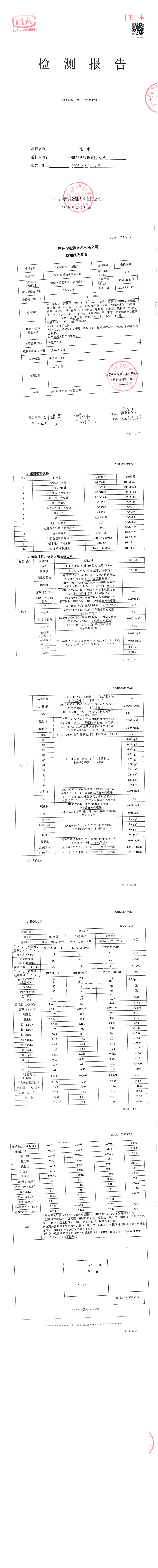 看片软件APP颜料股份有限公司2023年（上）地下水检测报告公示